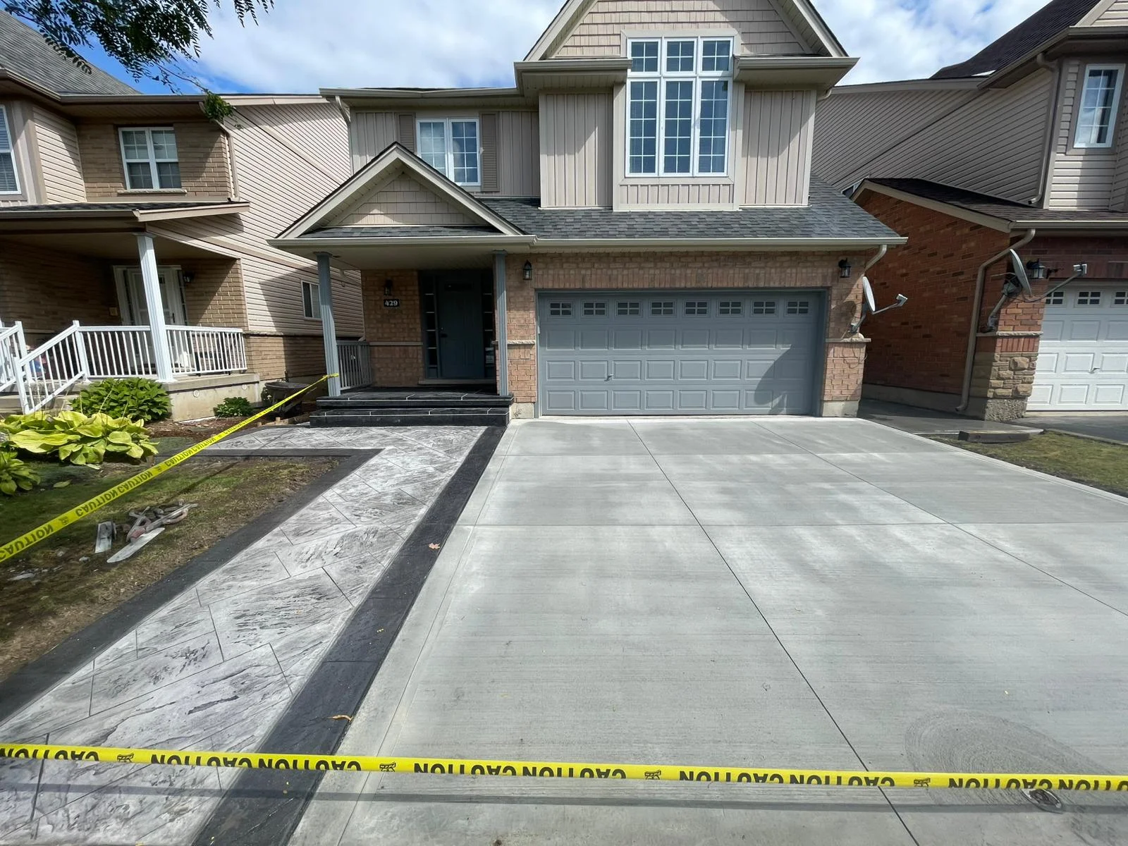 Broom Finish Driveway